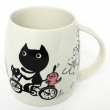 Кружка "Кошка на велосипеде" с крышкой см Изготовитель: Китай Артикул: SN001 инфо 5275u.